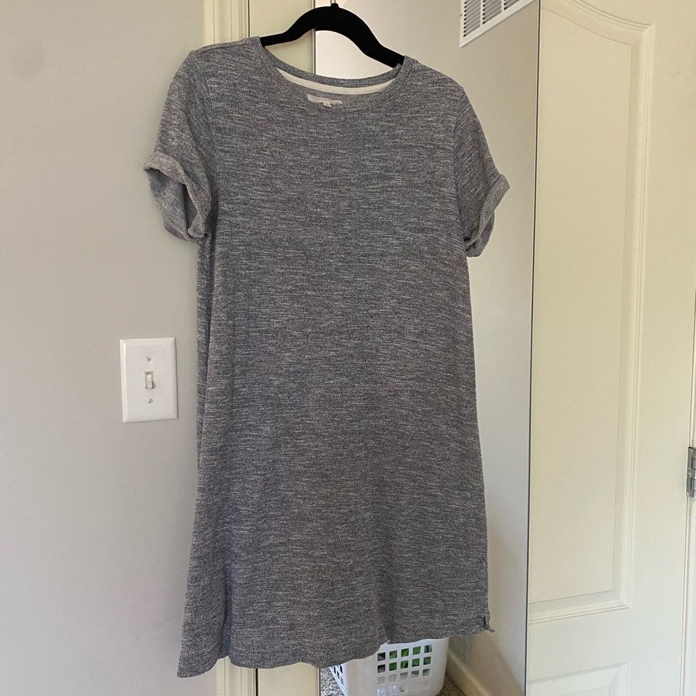 Lou & Grey LOFT gray knit dress